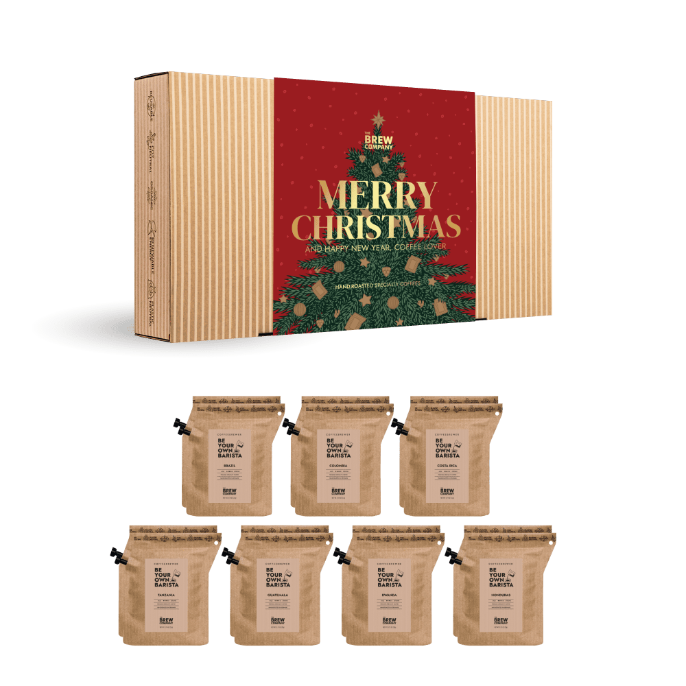 FESTIVE RED SPECIALTY COFFEE CHRISTMAS GIFT BOX
