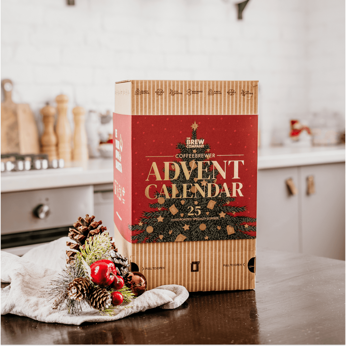 Festive Red Coffee Advent Calendar (EU, UK)