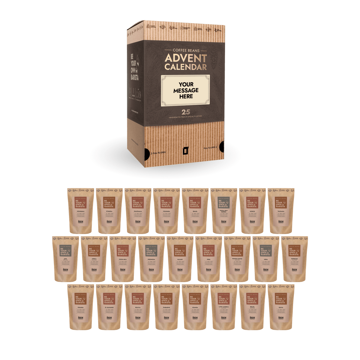 PERSONALIZED COFFEE BEAN CHRISTMAS GIFT Gift Boxes The Brew Company