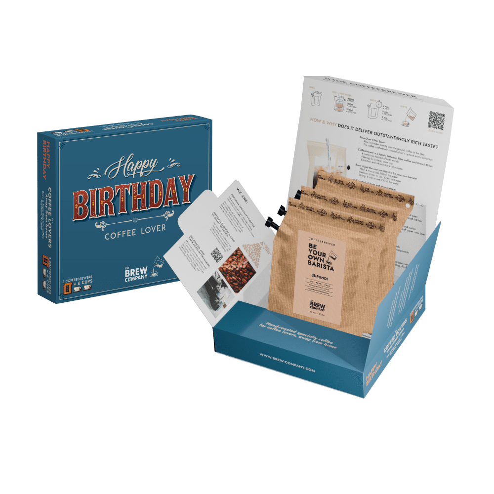 HAPPY BIRTHDAY SPECIALTY COFFEE 3 PCS GIFT BOX