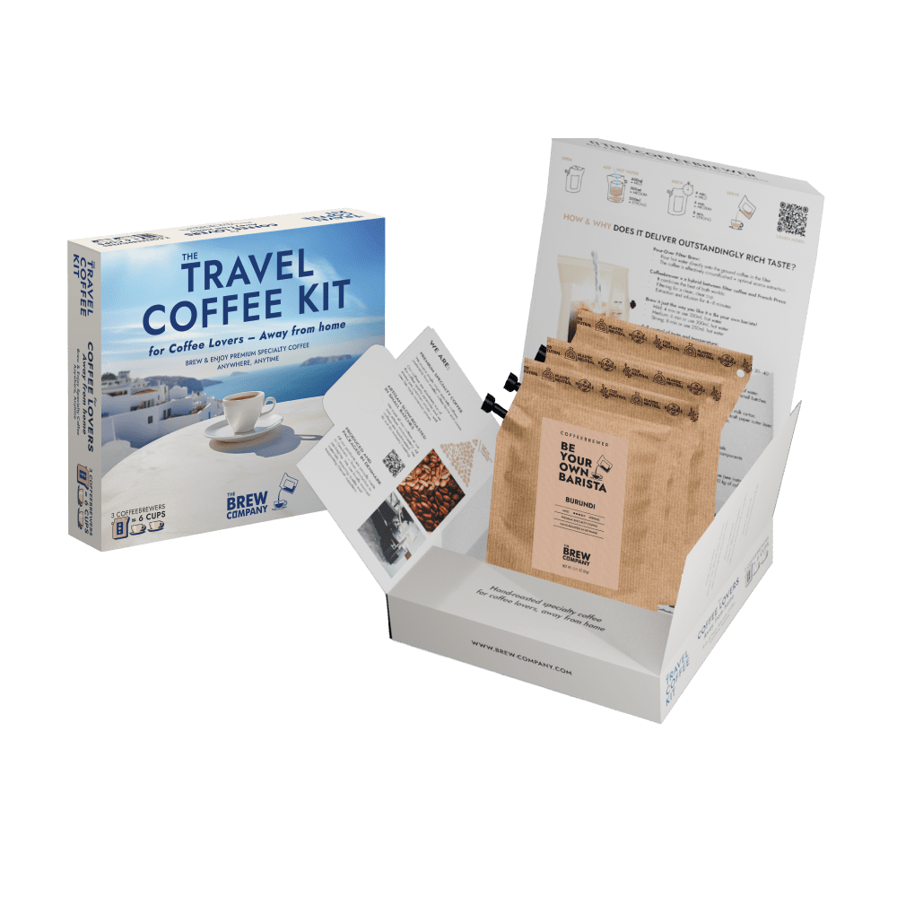 SPECIALTY COFFEE TRAVEL KIT 3 PCS GIFT BOX