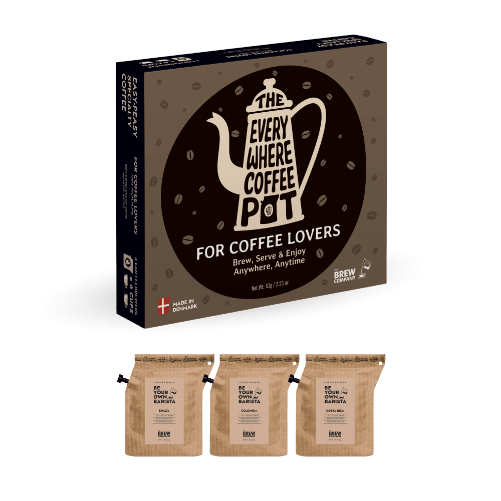 COFFEE POT SPECIALTY COFFEE 3 PCS GIFT BOX