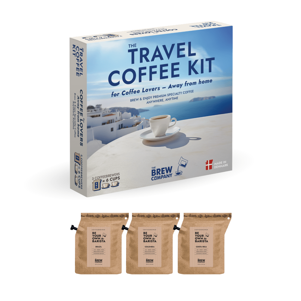 SPECIALTY COFFEE TRAVEL KIT GREECE 3 PCS GIFT BOX