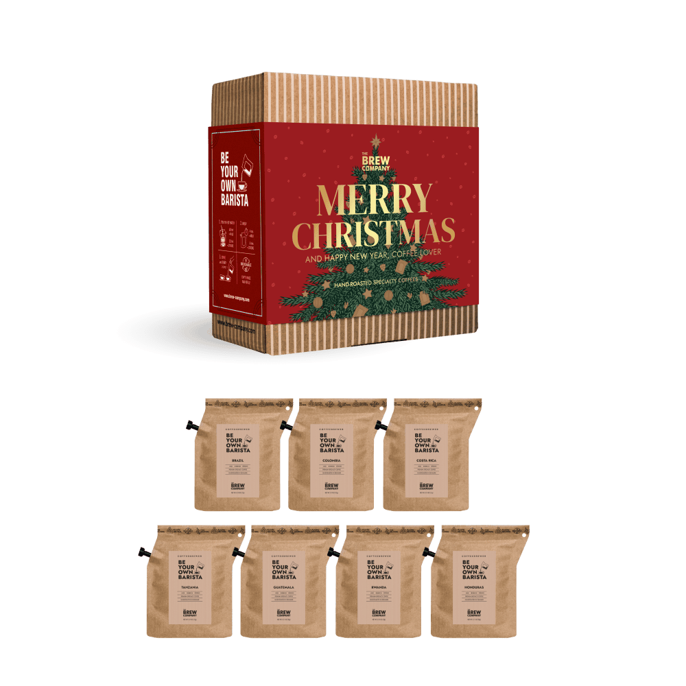 FESTIVE RED SPECIALTY COFFEE CHRISTMAS GIFT BOX