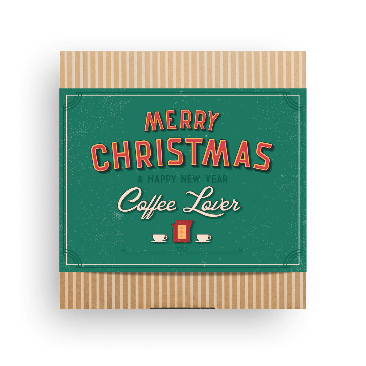 MERRY CHRISTMAS RETRO COFFEE GIFT BOX Gift Boxes The Brew Company