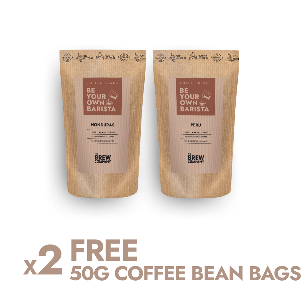 2 Free 50g Coffee Bean Bags