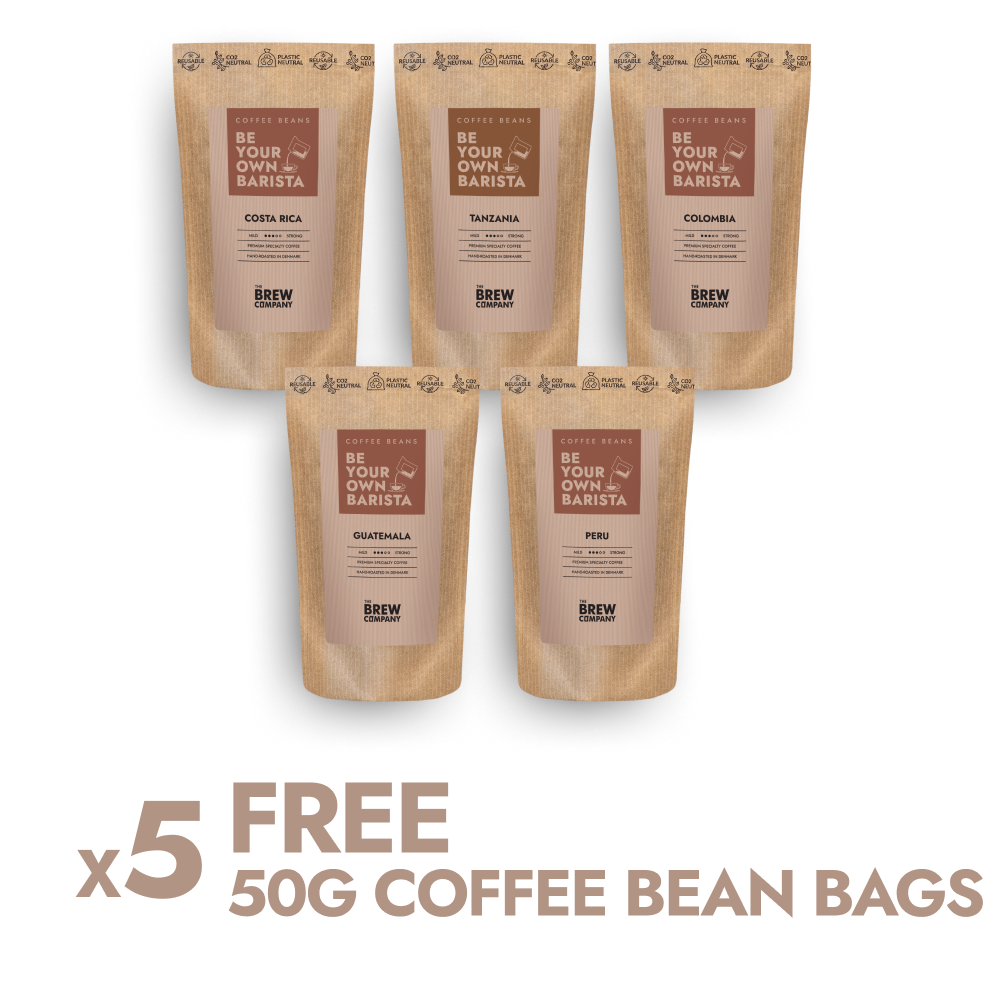 5 Free 50g Coffee Bean Bags