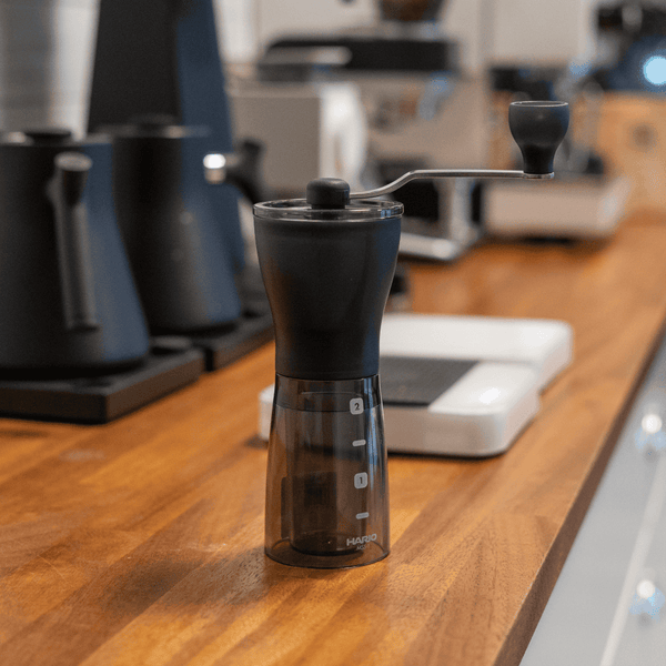 HARIO Ceramic Coffee Mill Mini-Slim The Brew Company