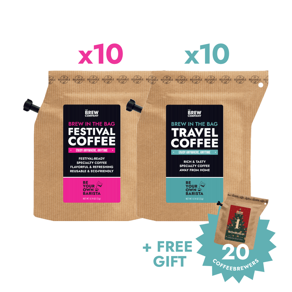 Hot Fest Summer Deal (20 Festival & Travel Coffees + 20 FREE)