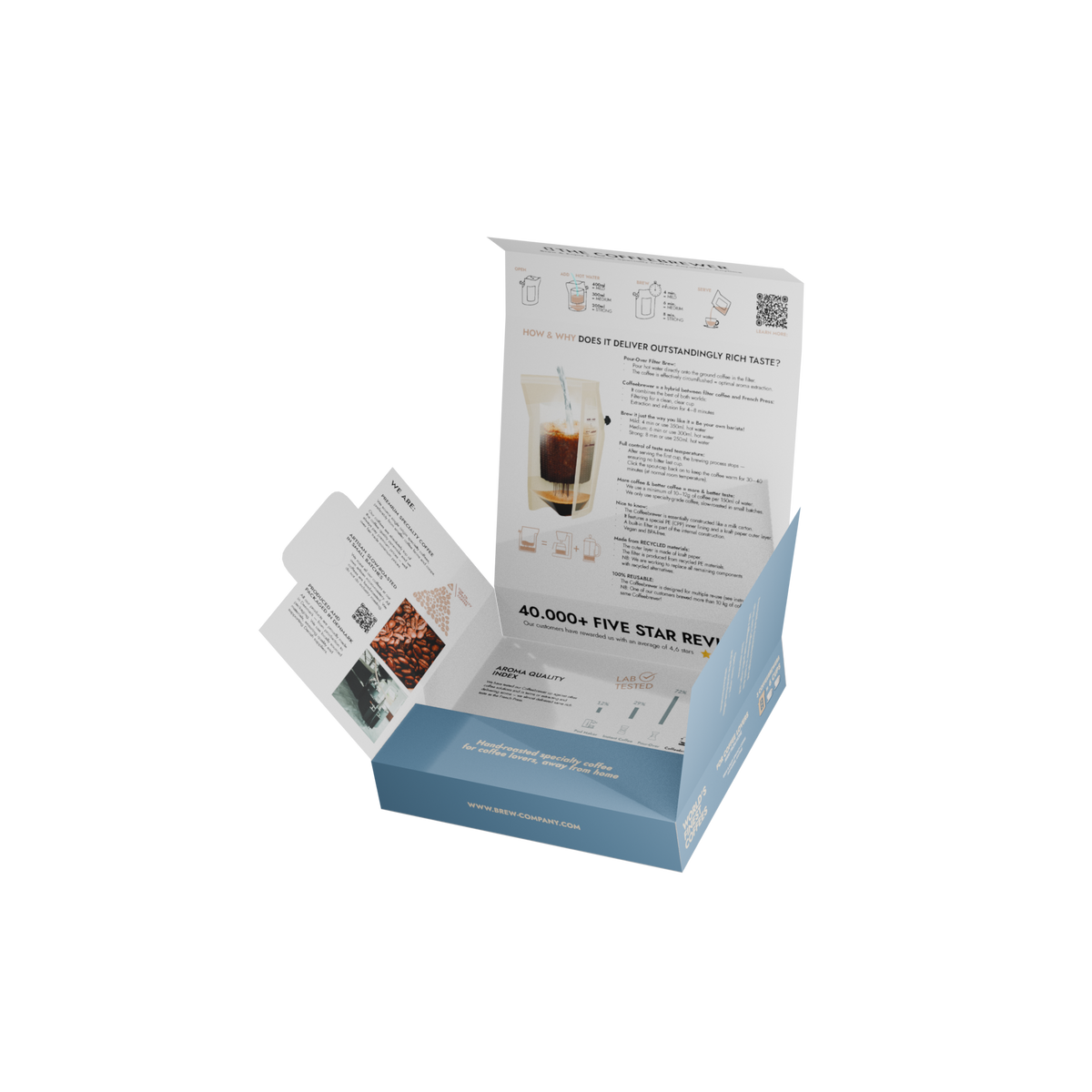 WONDERFUL COPENHAGEN SPECIALTY COFFEE 3 PCS GIFT BOX