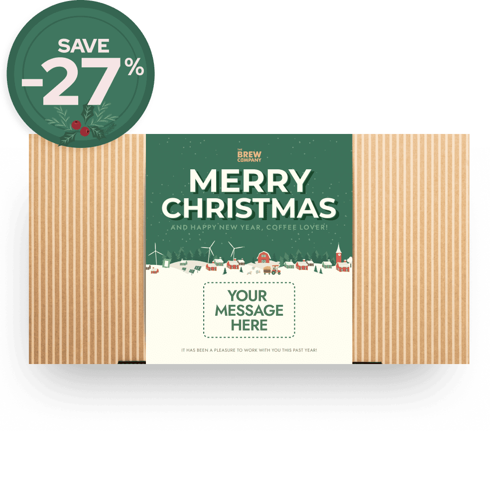 PERSONALIZABLE COFFEEBREWER CHRISTMAS SNOW GIFT BOX