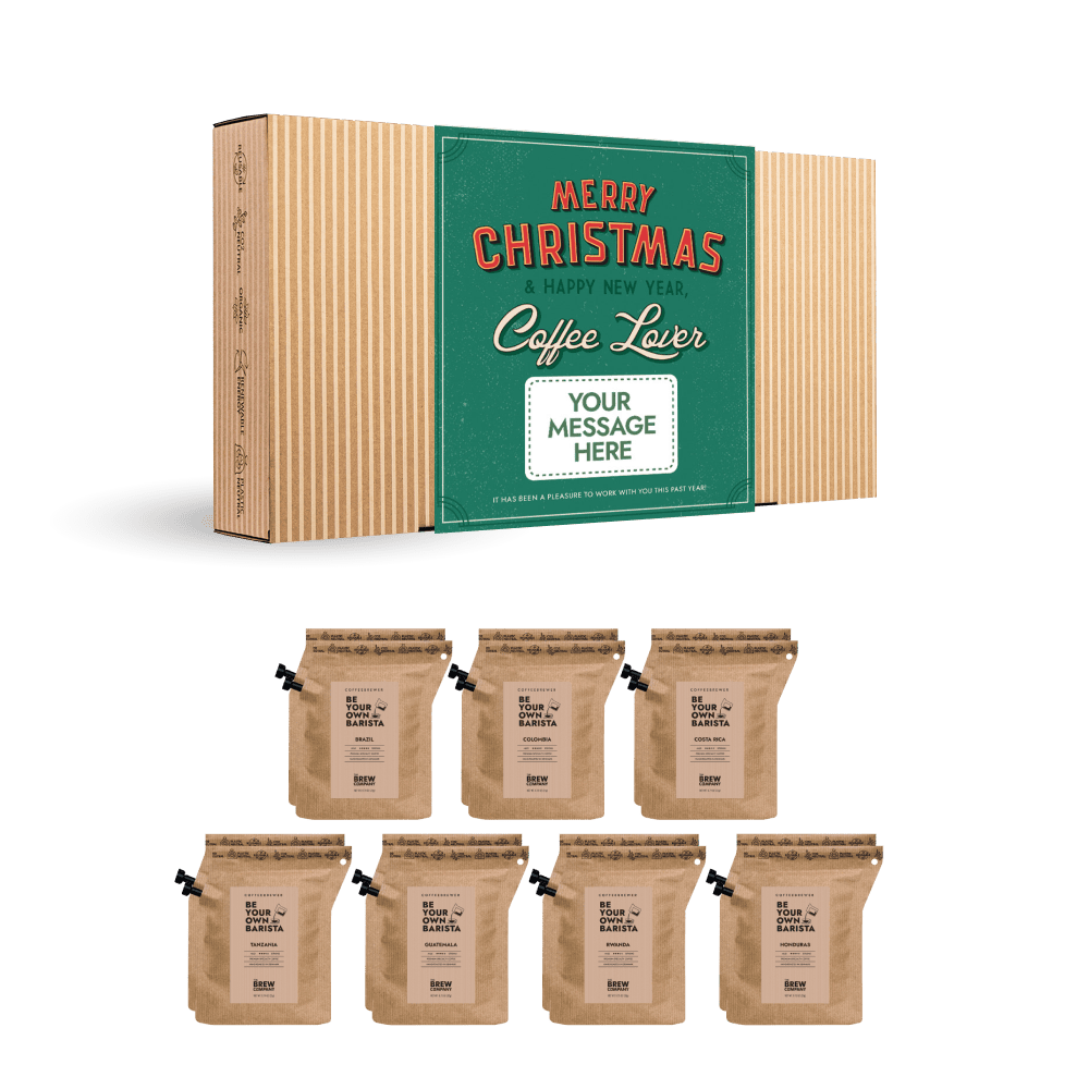 PERSONALIZABLE COFFEEBREWER CHRISTMAS RETRO GIFT BOX