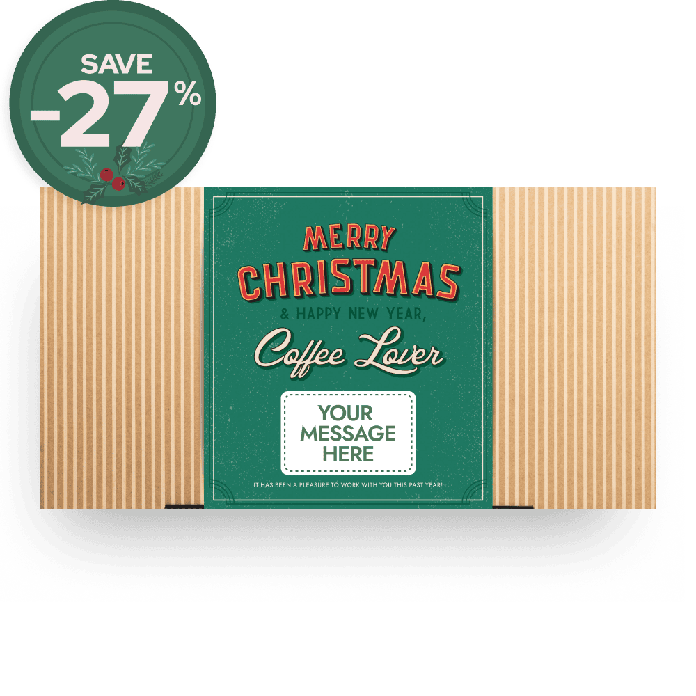 PERSONALIZABLE COFFEEBREWER CHRISTMAS RETRO GIFT BOX