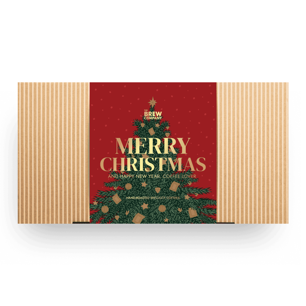 FESTIVE RED SPECIALTY COFFEE CHRISTMAS GIFT BOX