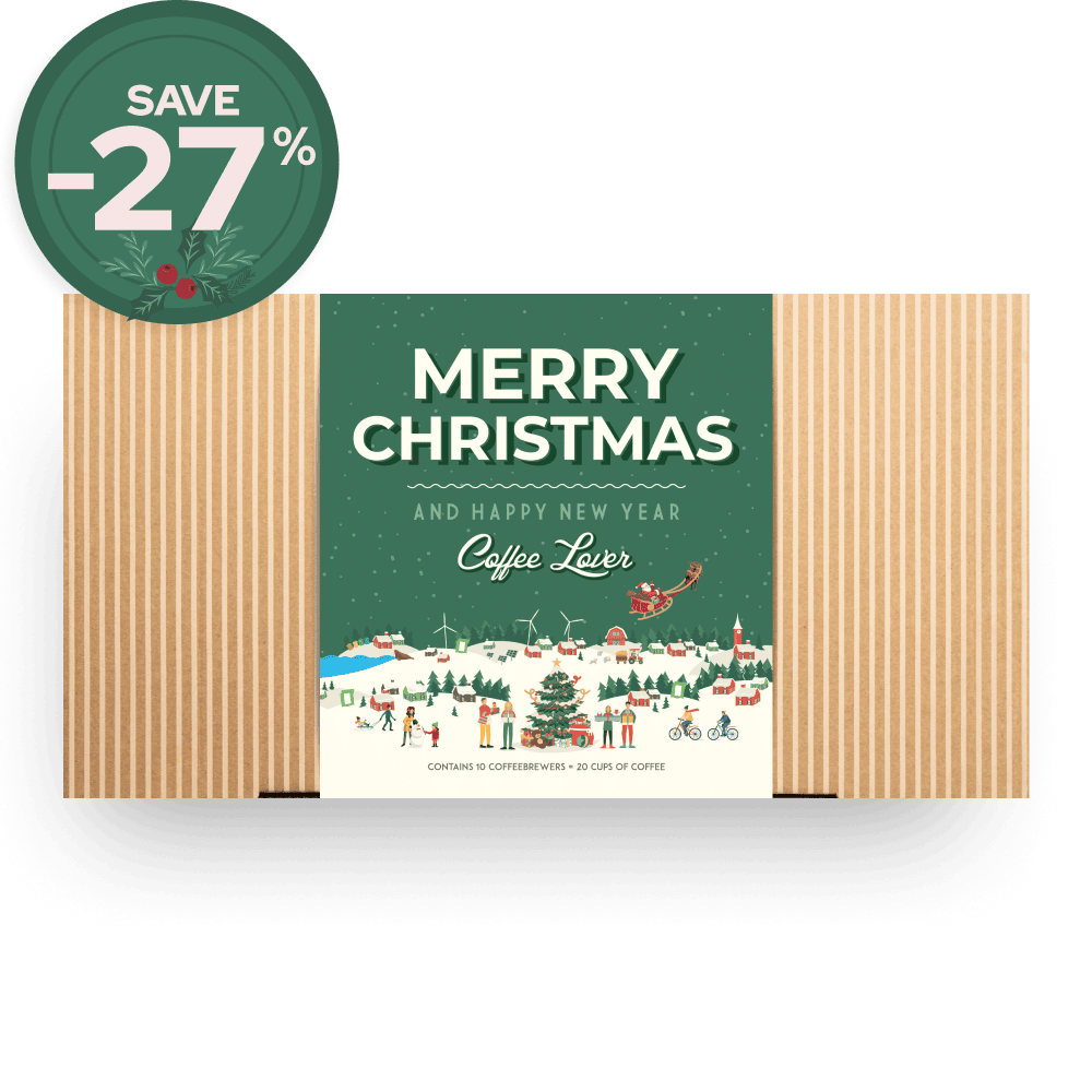 MERRY CHRISTMAS SNOW COFFEE GIFT BOX