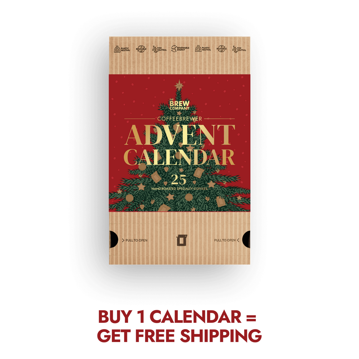Festive Red Coffee Advent Calendar (EU, UK)