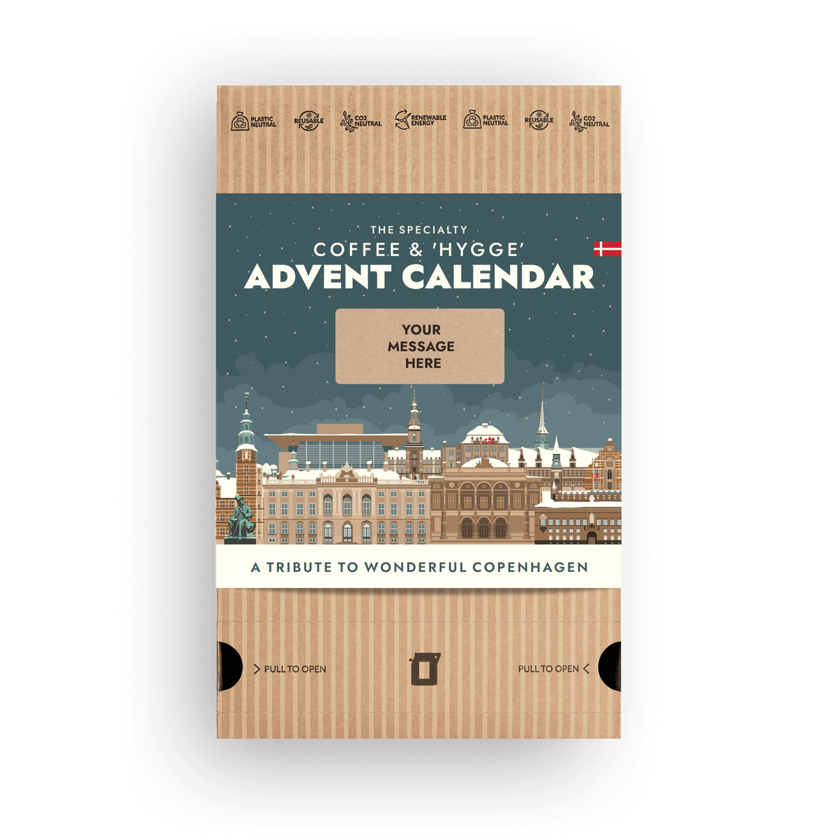 Personalizable Coffee Advent Calendar - A Tribute To Wonderful Copenhagen