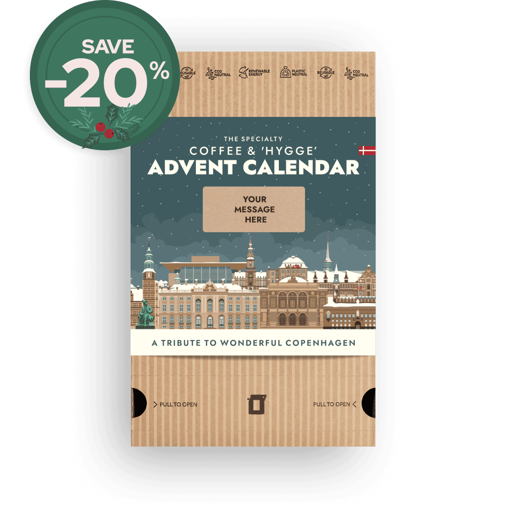PERSONALIZABLE COFFEE ADVENT CALENDAR - A TRIBUTE TO WONDERFUL COPENHAGEN