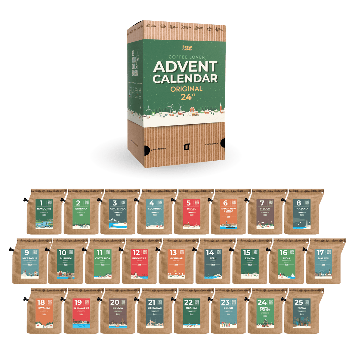 ORIGINAL COFFEE ADVENT CALENDAR Gift Boxes The Brew Company