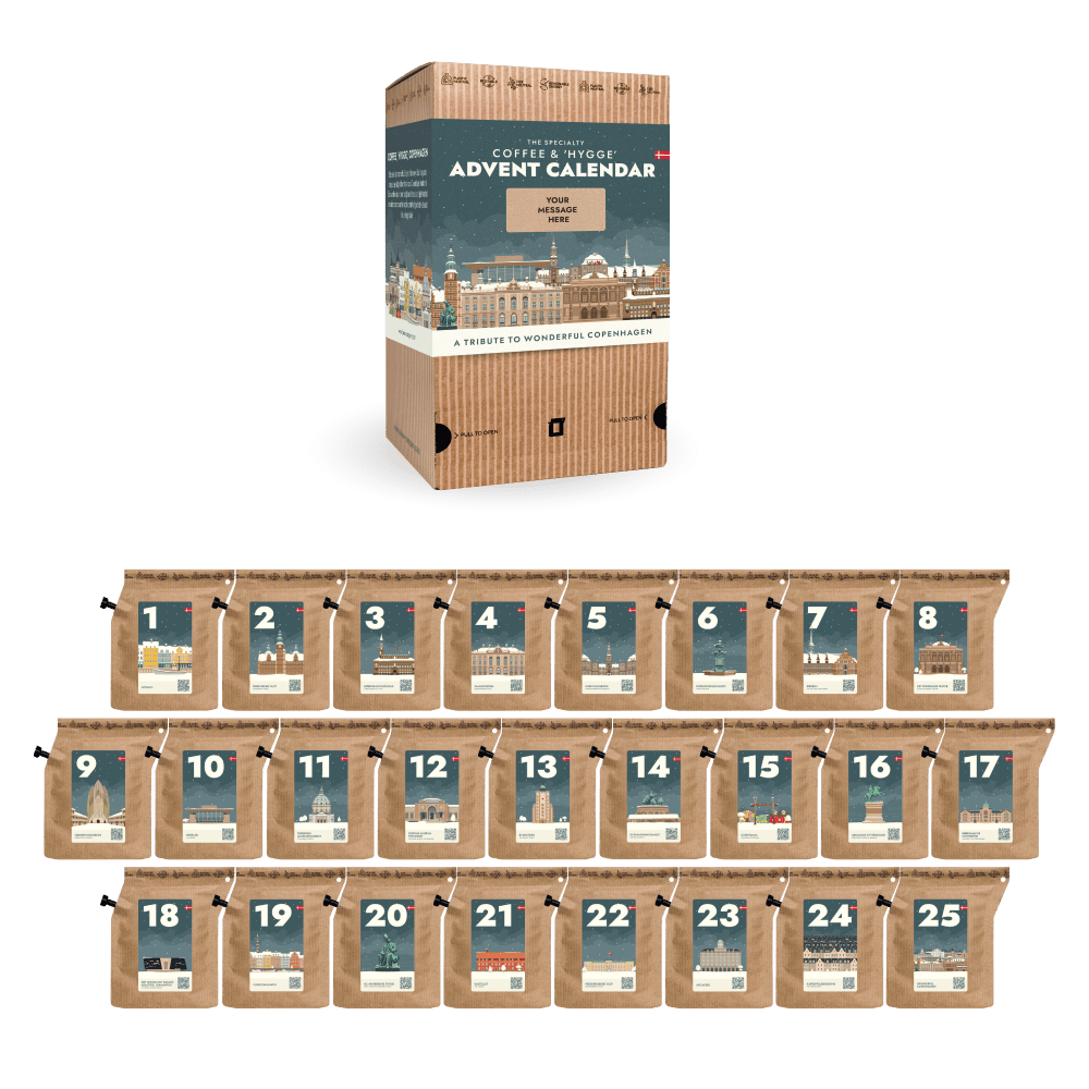PERSONALIZABLE COFFEE ADVENT CALENDAR - A TRIBUTE TO WONDERFUL COPENHAGEN