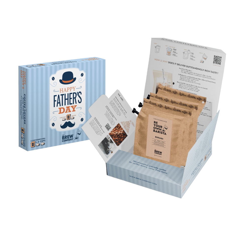HAPPY FATHER'S DAY CLASSIC SPECIALTY COFFEE 3 PCS GIFT BOX