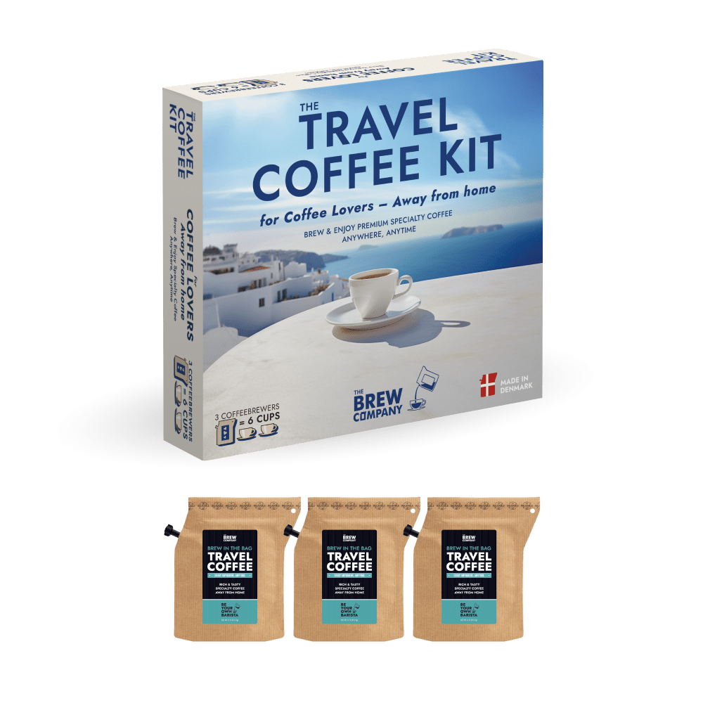 THE TRAVEL COFFEE KIT - Coffee 3pcs Gift box - for coffee lovers - The Brew Company