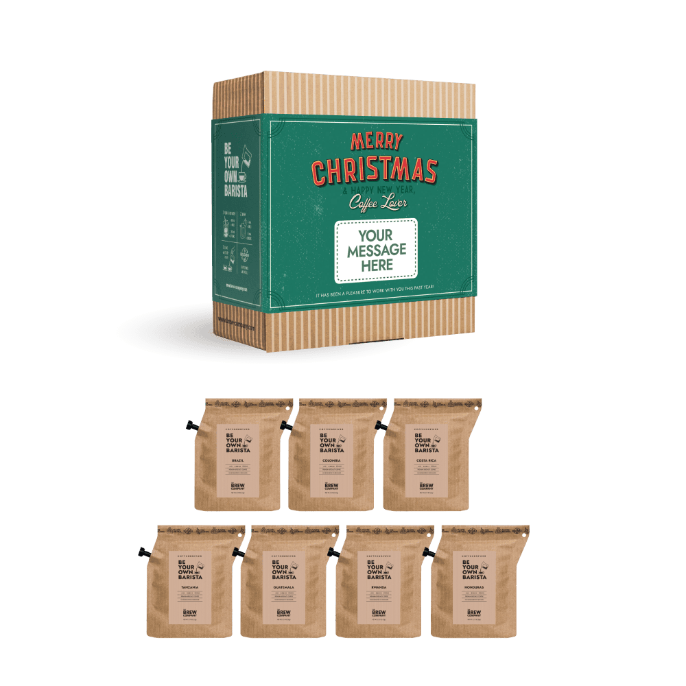 PERSONALIZABLE COFFEEBREWER CHRISTMAS RETRO GIFT BOX