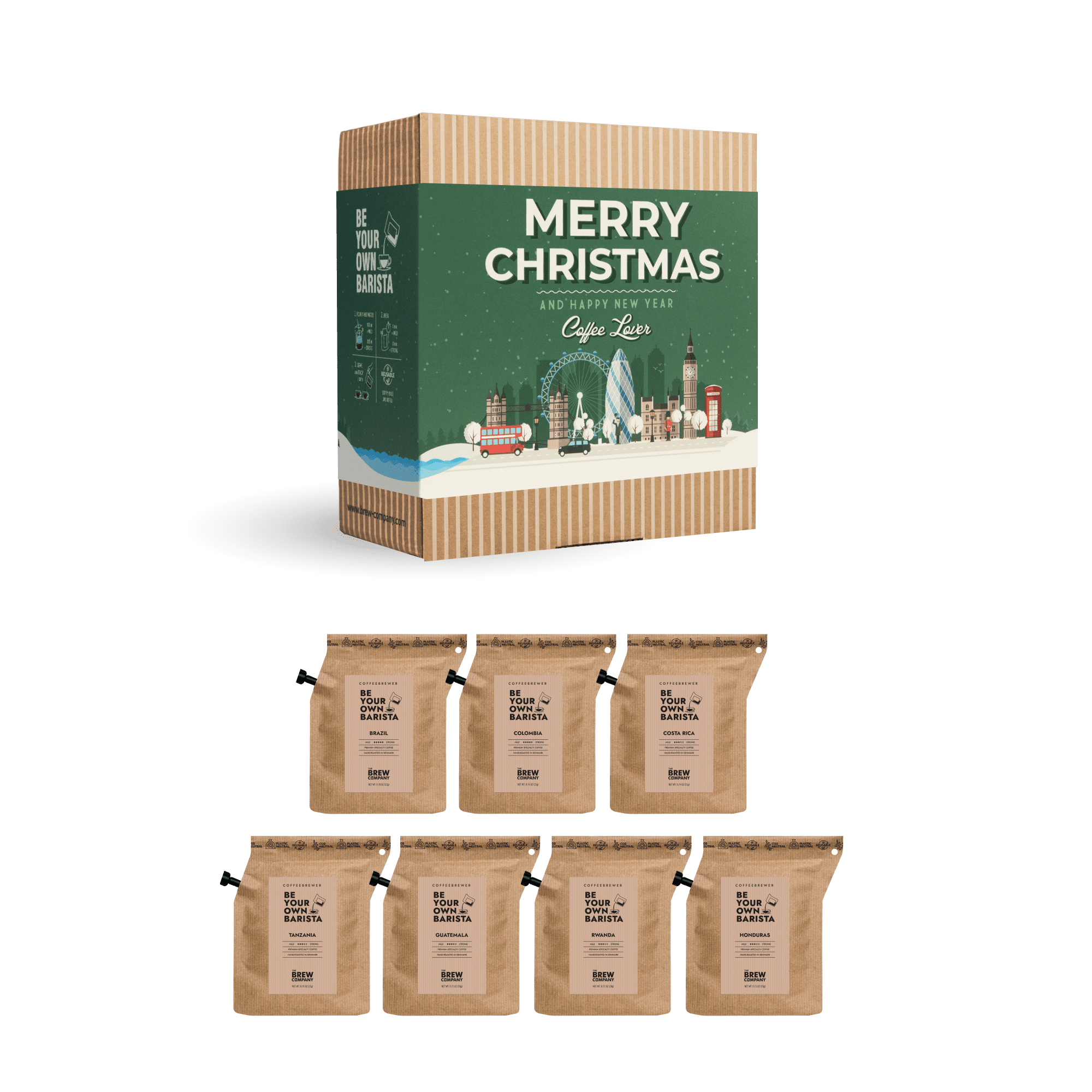 MERRY CHRISTMAS COFFEE GIFT BOX Gift Boxes The Brew Company