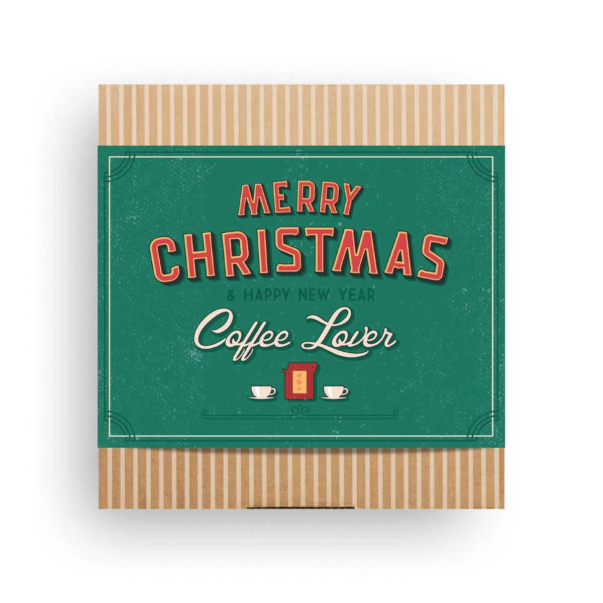 Merry Christmas Retro Coffee 5 pcs Gift Box