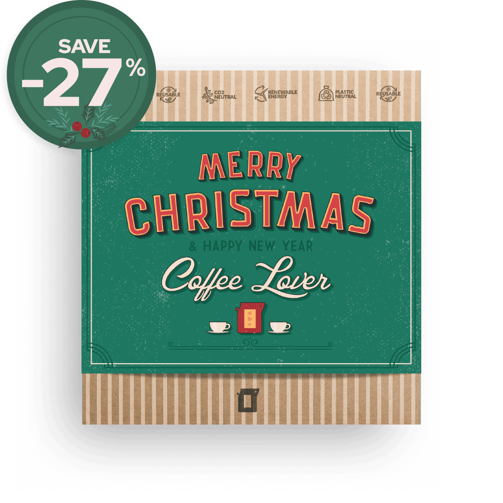 MERRY CHRISTMAS RETRO COFFEE GIFT BOX