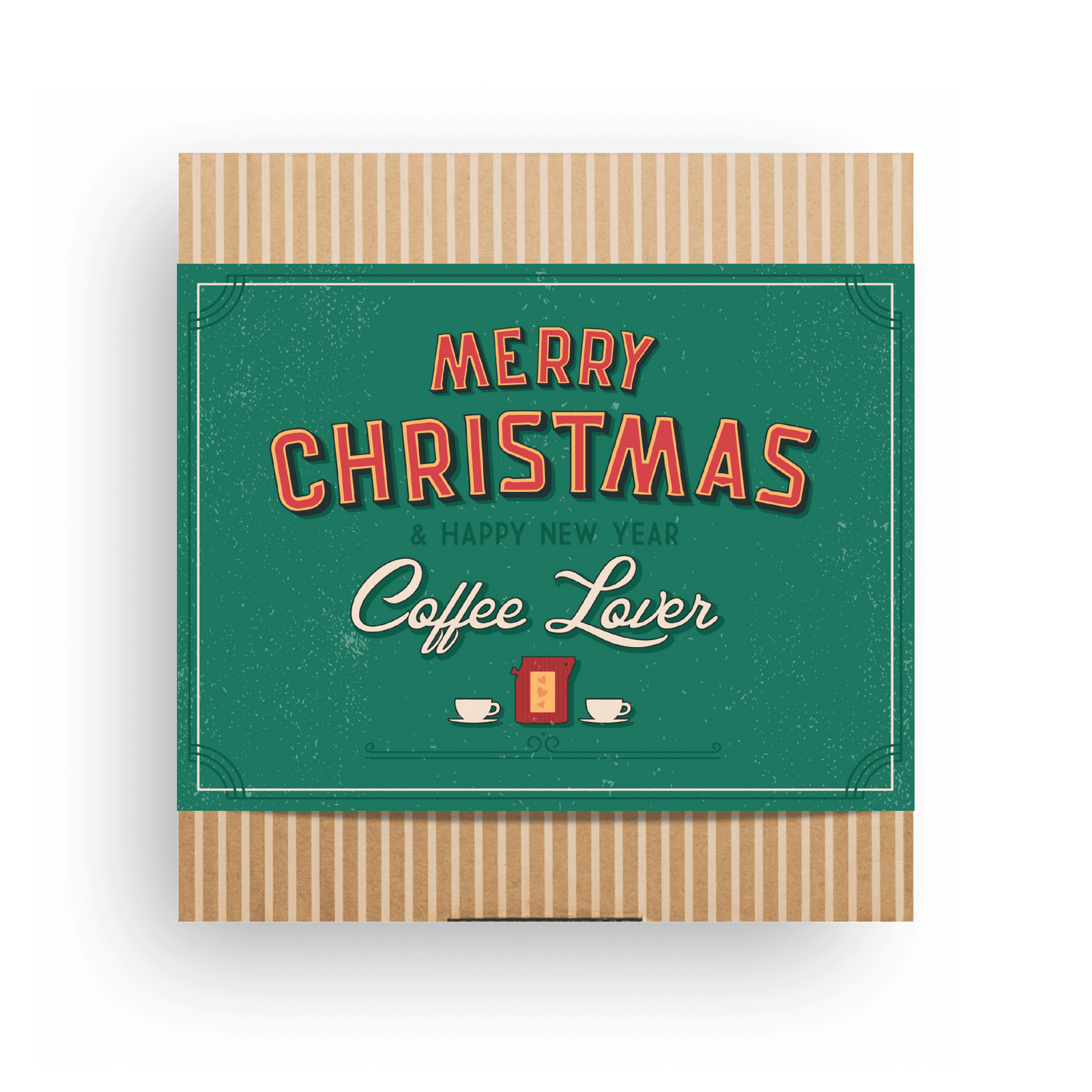 MERRY CHRISTMAS RETRO COFFEE GIFT BOX Gift Boxes The Brew Company