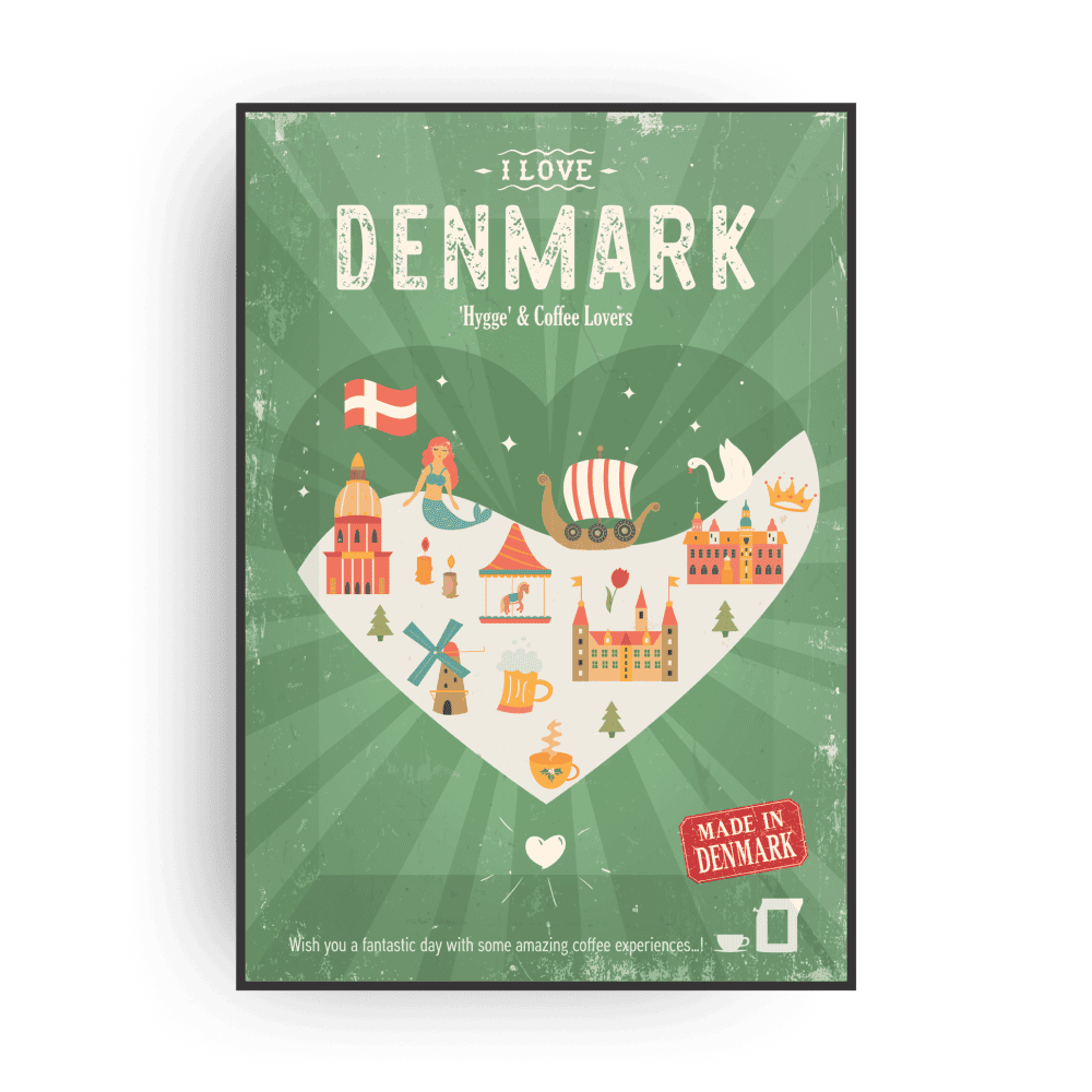 DENMARK COFFEE GREETING CARDS Coffee and tea cards The Brew Company