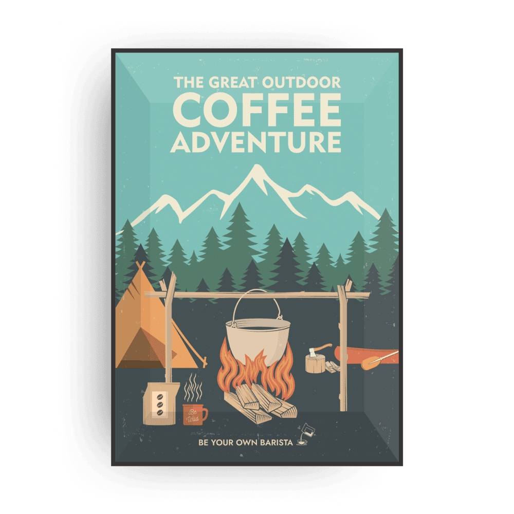 OUTDOORS COFFEE GREETING CARDS Coffee and tea cards The Brew Company