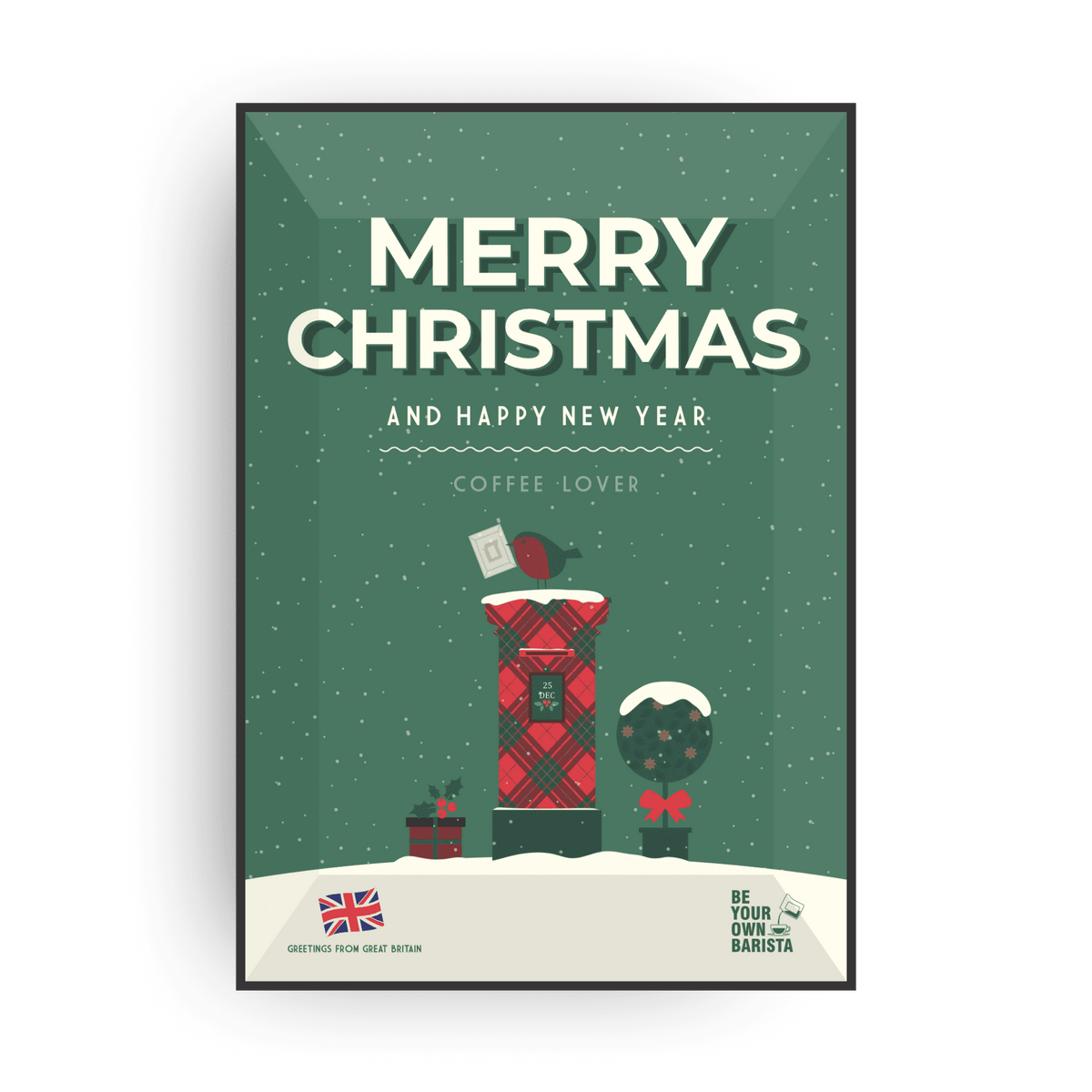 MERRY CHRISTMAS COFFEE &amp; TEA CARDS Coffee and tea cards The Brew Company