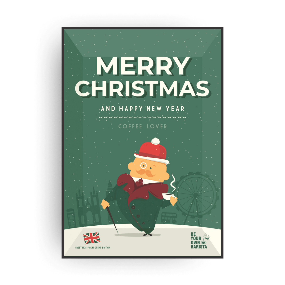 MERRY CHRISTMAS COFFEE &amp; TEA CARDS Coffee and tea cards The Brew Company
