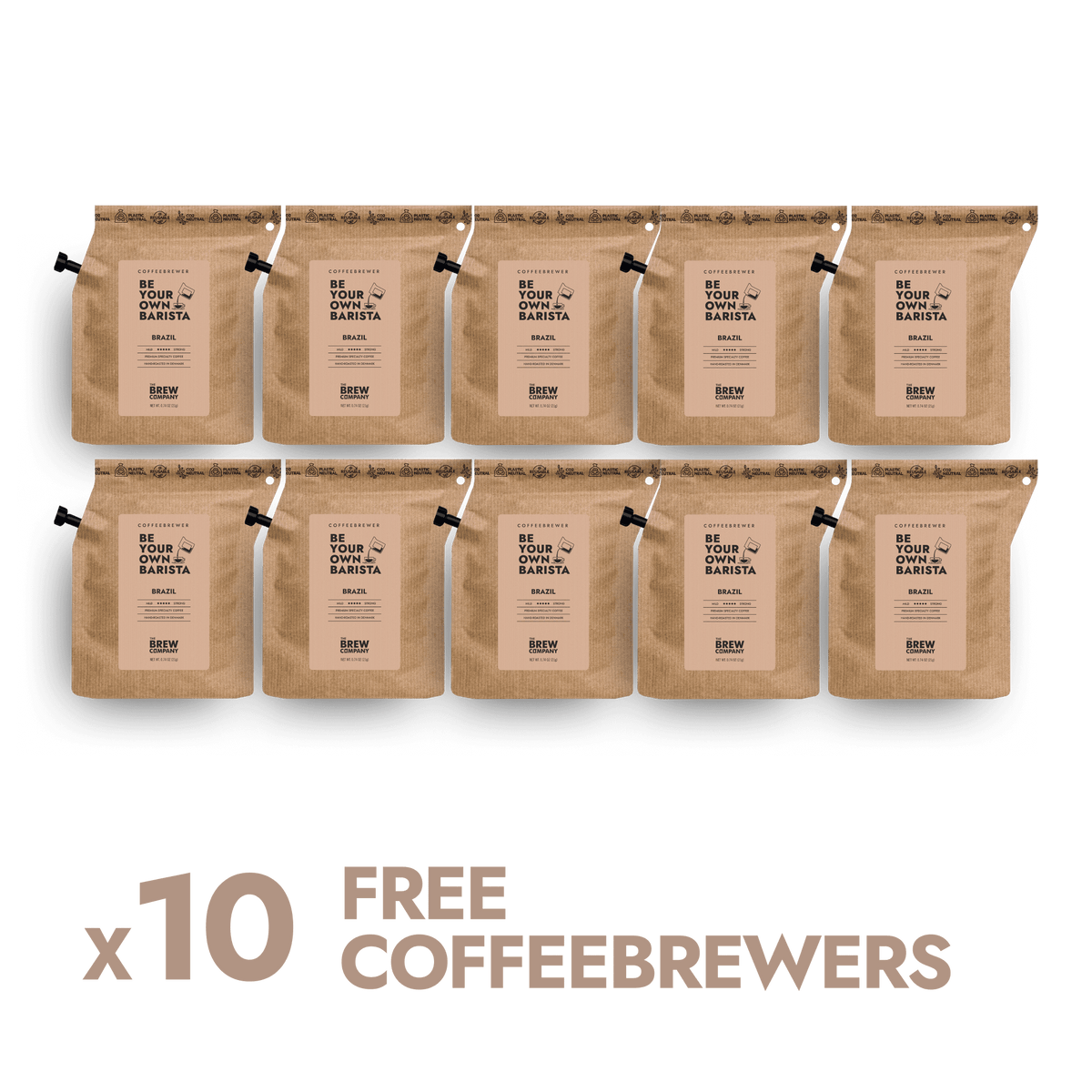 10 FREE COFFEEBREWERS