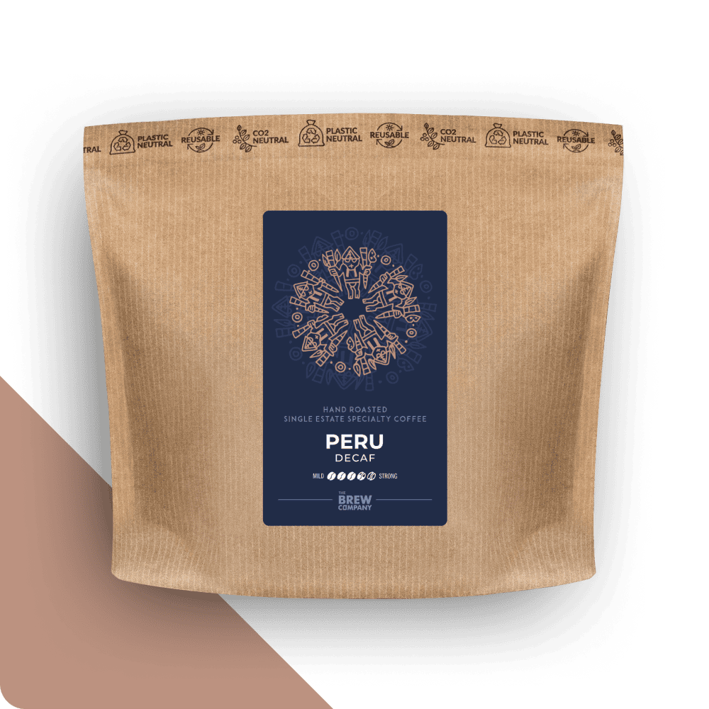 PERU DECAF SPECIALTY COFFEE BEANS Whole_Beans The Brew Company
