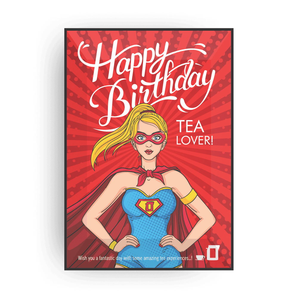 HAPPY BIRTHDAY TEA GREETING CARDS Coffee and tea cards The Brew Company